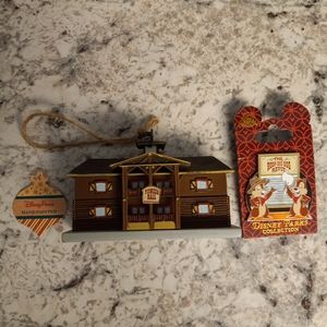 Walt Disney World Fort Wilderness Pioneer Hall Ornament and Hoop-Dee-Doo Revue